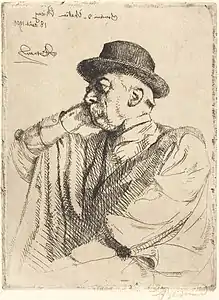 Albert Besnard, Edmond Pigalle, 1908, Washington, NGA .