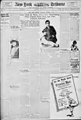 Albert Gleizes y su esposa Juliette Roche, publicado en the New York Tribune, New York, 9 de octubre de 1915.