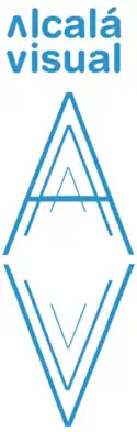 Logotipo de las exposiciones "Alcalá Visual".