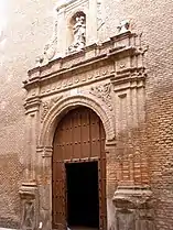 Portada de la fachada suroeste
