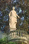 Estatua de Borussia en Wannsee en Berlín.