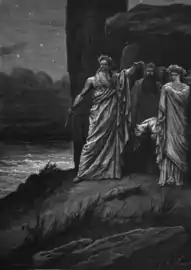 Los últimos druidas (ilustración para François Guizot).