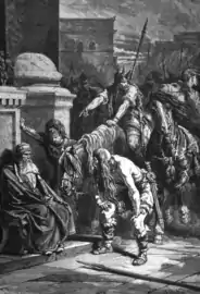 Saqueo de Roma del 390 a. C. (ilustración para François Guizot).