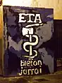 Pintada del hacha y la serpiente en Alsasua