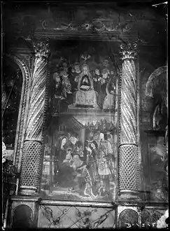 Altar mayor durante el siglo XX.