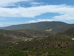 Vista de los Altos de Talinay, en el sector donde se ubica el Parque Nacional Fray Jorge.
