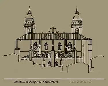 Alzado este (cabecera)