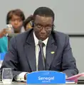 Senegal SenegalAmadou Ba, ministro de economía, en representación de la Nueva Asociación para el Desarrollo Económico de África