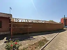 Construcción de un tejado en Amayuelas de Abajo.