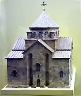 Modelo de la iglesia exhibida en el Museo Americano de Historia Natural en Nueva York