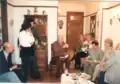 Reunión de elenco; Analía Gade, Diulio Marzio, Mario Vanarelli y Carlos Luzietti
