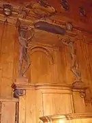 Teatro anatómico. Baldequín de los "spellati".