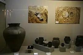 Cerámica antigua de Mongolia.
