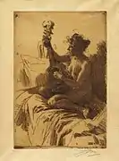 Souvenir (la guitarra) (1895), de Anders Zorn