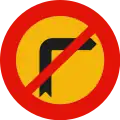 TR-302Giro a la derecha prohibido