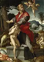 Andrea del Sarto, 1522. -Sacrificio di Isacco (Andrea del Sarto)-