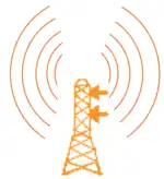 Antena irradiando