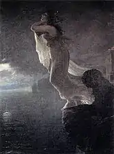 Safo en Léucade, 1801, 122 × 100 cm, Museo Baron Gérard, Bayeux.