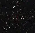 Cúmulo de galaxia PSZ2 G138.61-10.84, el cual es enorme y se encuentra a 6 billones de años luz de distancia.