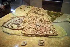 Maqueta de la Tudela medieval