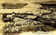 Separación del Gran Ródano y el Pequeño Ródano, al norte de Arlés