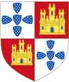 Escudo de armas del infante Alfonso de Portugal, señor de Portalegre.