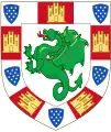 Escudo de armas del Infante Fernando, Señor de Serpa.