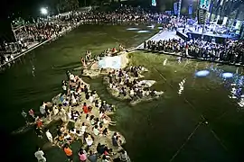 Evento en el parque externo.