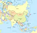 Países de Asia