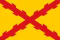 Bandera de los Tercios Morados Viejos.