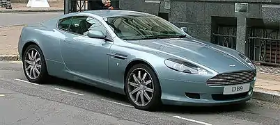 Aston Martin DB9 de calle en 2005