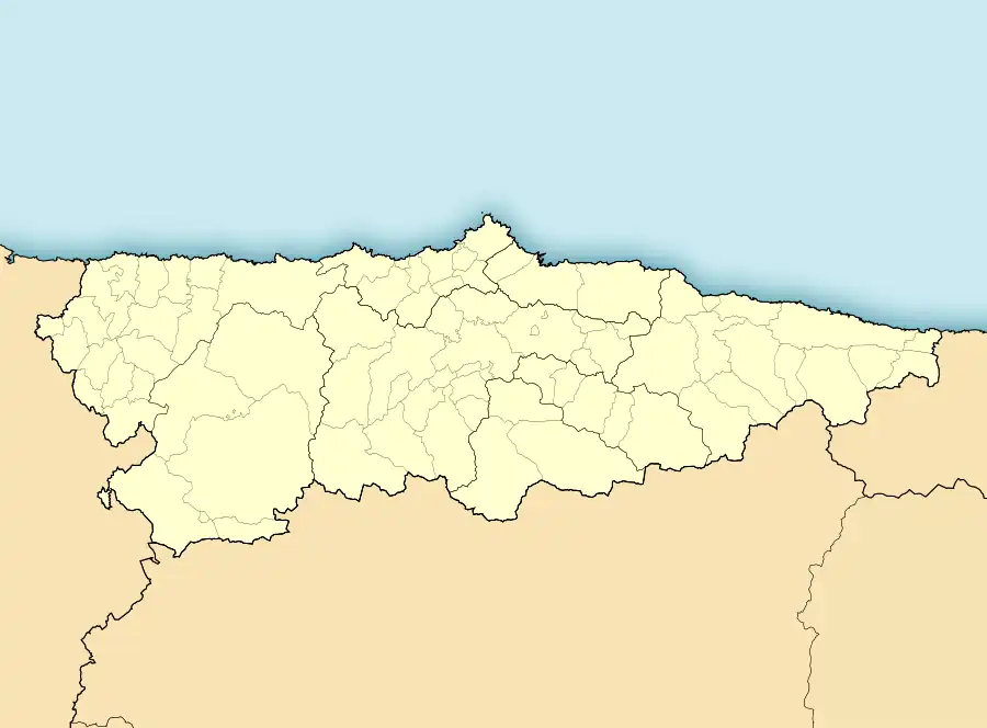 Salinas ubicada en Asturias