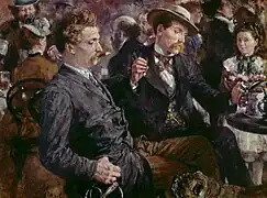 En la cervecería, 1883.