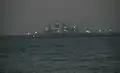 Vistas desde la playa de laDubai Marina a 12 de marzo de 2007
