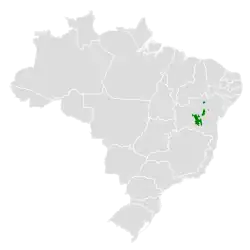 Distribución geográfica del colibrí lumaquela.