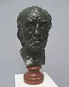 Auguste Rodin—Hombre con la nariz rota c. 1863