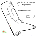 Circuito usado por el Turismo Carretera.