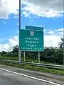 Autopista PR-52 sur acercándose a las salidas 1A-B hacia la carretera PR-177 en San Juan