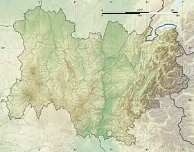 Cadena de Belledonne ubicada en Auvernia-Ródano-Alpes