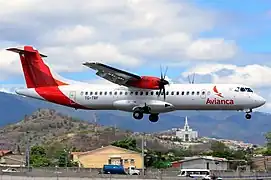 ATR 72-600 con matrícula TG-TRF de Avianca Guatemala