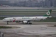 B-16331 Airbus A330 EVA AIR en los colores de Hello Kitty