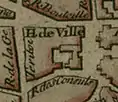en 1775, plan de Coutans,