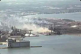 Vista de la planta de Lackawanna, fotografiado por la EPA en 1973