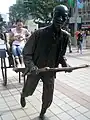 Esculturas de bronce del antiguo Pekín - rickshaw