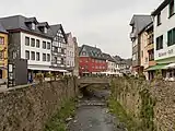 Vista en la calle (Wertherstrasse y Erft)