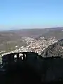 Vista sobre Urach, tomada desde el castillo
