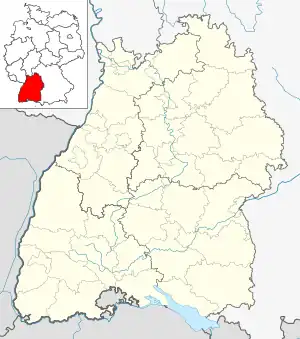 Stuttgart ubicada en Baden-Wurtemberg