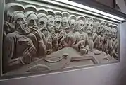 Bajorrelieve La Última Cena, Casa de Descanso San Alberto, Santa Rosa de Calamuchita, Córdoba, Argentina.
