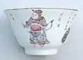 Decoración de Wu Shuang Pu con Ban Chao (32-102), período de Xianfeng (1850-1861)