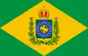 Primera bandera del Imperio del Brasil, del 1 de diciembre de 1822 a 1853 (con 19 estrellas)